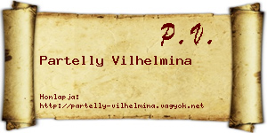Partelly Vilhelmina névjegykártya